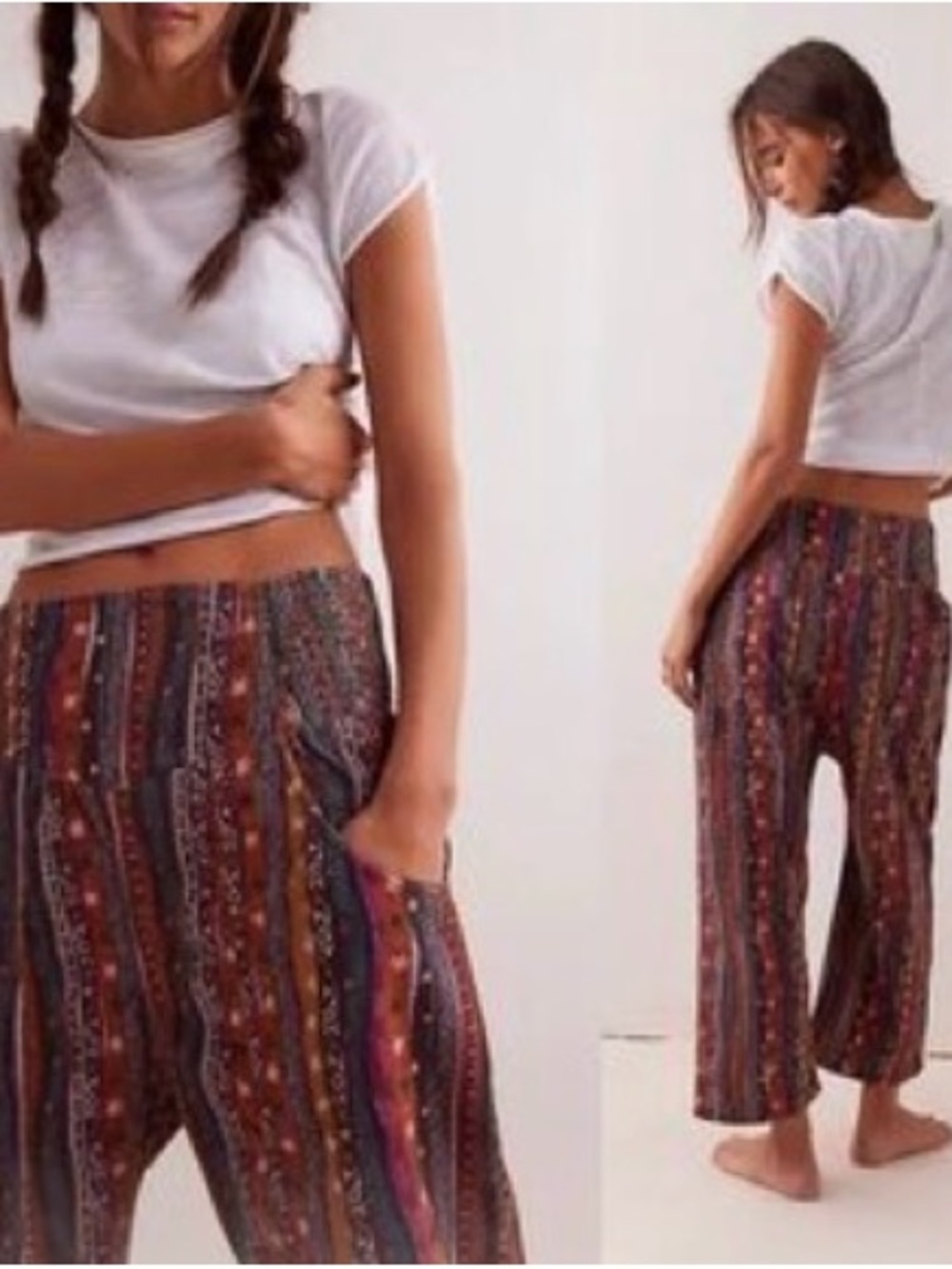 We The Free Lunan Cropped Cord Harem Pants NWOT
Sz. Small